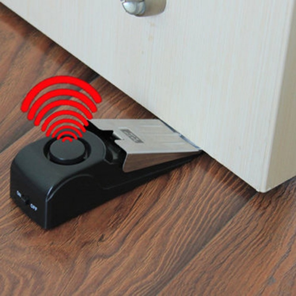 125 DB Anti-theft Burglar Stop - Door Stop Alarm บทวิจารณ์และราคา