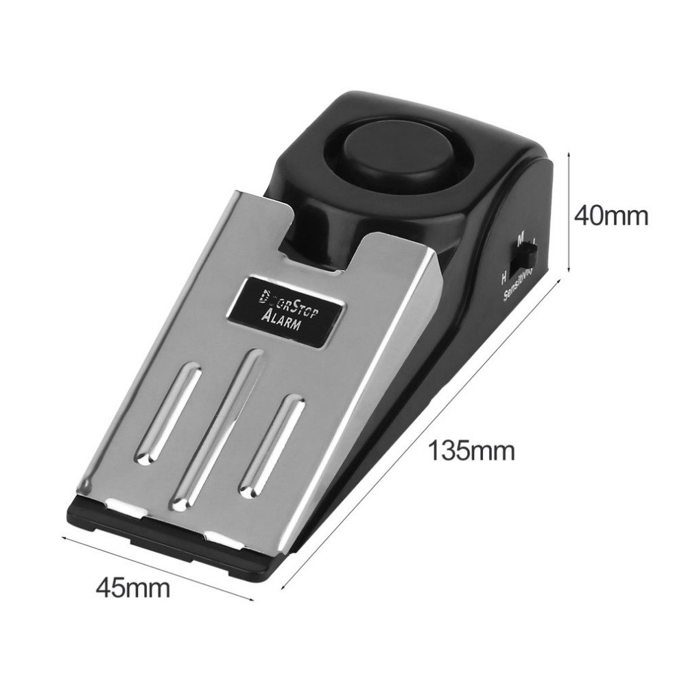 125 DB Anti-theft Burglar Stop - Door Stop Alarm บทวิจารณ์และราคา