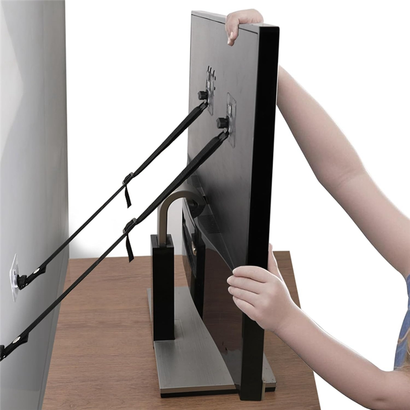 L62A 4 PCS Adjustable TV Safet - Earthquake Anchor Strap บทวิจารณ์และราคา