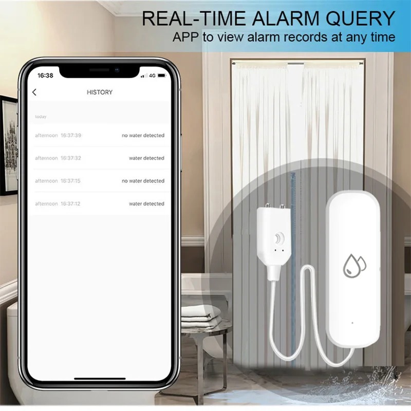 Smart Home Zigbee Water Leak D - Water Alarm Sensor บทวิจารณ์และราคา